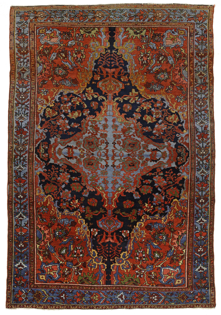 A MALAYER RUG, PERSIA, MID 19TH CENTURY
