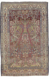 AN AGRA RUG, FIRST HALF 19TH CENTURY OR EARLIER