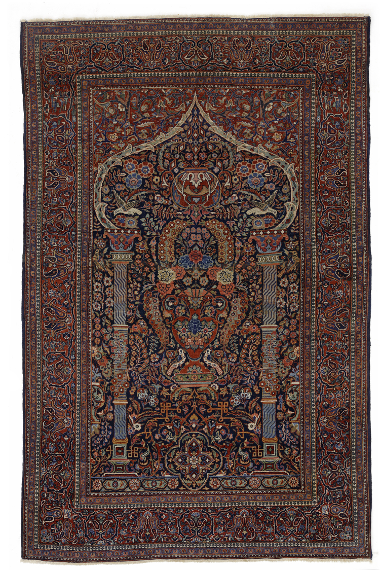 A KECHAN RUG, 19TH CENTURY