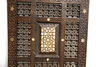 AN OTTOMAN MOTHER OF PEARL INLAID WOODEN CHAIR, TURKEY OR SYRIA EARLY 20TH CENTURY