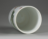 A CHINESE FAMILLE VERTE BRUSH POT, QING DYNASTY (1644-1912)