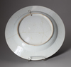 A LARGE CHINESE EXPORT PLATE, 18TH CENTURY