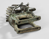 ORDOS-STYLE BRONZE SQUATTING DEER WARRING STATES PERIOD (475–221 BC)