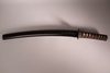 SHINTO WAKIZASHI IN BLACK KOSHIRAE