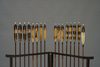 16 ARROWS IN A FOLDING STAND