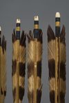 16 ARROWS IN A FOLDING STAND