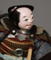A SET OF TWO IMPRESSIVE SAMURAI DOLLS 武者人形 (MUSHA NINGYÔ) AND A HORSE