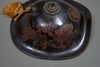 BAJÔ’JINGASA 馬上陣笠 (HORSEBACK SAMURAI HAT) WITH RED MAKI-E