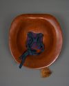 BAJÔ’JINGASA 馬上陣笠 (HORSEBACK SAMURAI HAT) WITH RED MAKI-E