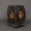 ANTIQUE BLACK LEATHER COVER FOR A YOROI’BITSU