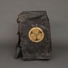 ANTIQUE BLACK LEATHER COVER FOR A YOROI’BITSU