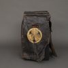 ANTIQUE BLACK LEATHER COVER FOR A YOROI’BITSU