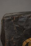 ANTIQUE BLACK LEATHER COVER FOR A YOROI’BITSU