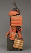 GOLD LACQUER JAPANESE SUIT OF ARMOUR (YOROI)