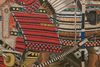 KAKEJIKU 掛け軸 (HANGING SCROLL) OF COMMANDER MINAMOTO NO YOSHITSUNE 源義経