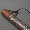 TWO MOTHER OF PEARL POLES