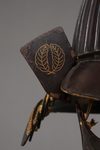 EXCEPTIONAL SET OF 2 EDO-PERIOD SUITS-OF-ARMOUR (YOROI), COMPLETE WITH 2 MATCHING FOLDING SCREENS (BYÔBU)