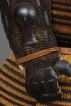 EXCEPTIONAL SET OF 2 EDO-PERIOD SUITS-OF-ARMOUR (YOROI), COMPLETE WITH 2 MATCHING FOLDING SCREENS (BYÔBU)
