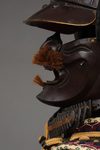 EXCEPTIONAL SET OF 2 EDO-PERIOD SUITS-OF-ARMOUR (YOROI), COMPLETE WITH 2 MATCHING FOLDING SCREENS (BYÔBU)