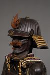 EXCEPTIONAL SET OF 2 EDO-PERIOD SUITS-OF-ARMOUR (YOROI), COMPLETE WITH 2 MATCHING FOLDING SCREENS (BYÔBU)