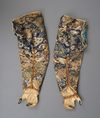 EXCEPTIONAL SET OF 2 EDO-PERIOD SUITS-OF-ARMOUR (YOROI), COMPLETE WITH 2 MATCHING FOLDING SCREENS (BYÔBU)