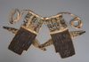 EXCEPTIONAL SET OF 2 EDO-PERIOD SUITS-OF-ARMOUR (YOROI), COMPLETE WITH 2 MATCHING FOLDING SCREENS (BYÔBU)