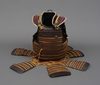EXCEPTIONAL SET OF 2 EDO-PERIOD SUITS-OF-ARMOUR (YOROI), COMPLETE WITH 2 MATCHING FOLDING SCREENS (BYÔBU)