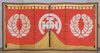 EXCEPTIONAL SET OF 2 EDO-PERIOD SUITS-OF-ARMOUR (YOROI), COMPLETE WITH 2 MATCHING FOLDING SCREENS (BYÔBU)