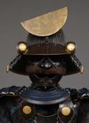 EXCEPTIONAL SET OF 2 EDO-PERIOD SUITS-OF-ARMOUR (YOROI), COMPLETE WITH 2 MATCHING FOLDING SCREENS (BYÔBU)