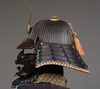 EXCEPTIONAL SET OF 2 EDO-PERIOD SUITS-OF-ARMOUR (YOROI), COMPLETE WITH 2 MATCHING FOLDING SCREENS (BYÔBU)