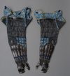 EXCEPTIONAL SET OF 2 EDO-PERIOD SUITS-OF-ARMOUR (YOROI), COMPLETE WITH 2 MATCHING FOLDING SCREENS (BYÔBU)