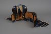 EXCEPTIONAL SET OF 2 EDO-PERIOD SUITS-OF-ARMOUR (YOROI), COMPLETE WITH 2 MATCHING FOLDING SCREENS (BYÔBU)