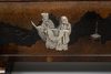 KATANA’KAKE 刀掛け (SWORD STAND) WITH FIGURES IN SILVER REPOUSSÉ