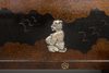 KATANA’KAKE 刀掛け (SWORD STAND) WITH FIGURES IN SILVER REPOUSSÉ
