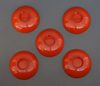 FIVE LARGE LACQUER SAKAZUKI 盃 (SAKE SAUCER CUPS)