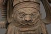 LIFE-SIZE NIO WOODEN STATUE