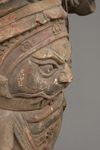 LIFE-SIZE NIO WOODEN STATUE