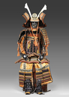 A GOLD AND BLACK LACQUER JAPANESE Ō-YOROI  MID SHŌWA PERIOD (MID 20TH CENTURY)