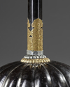 TWO STYLISH JAPANESE TEMPLE CANDLESTICKS, 19TH CENTURY