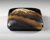 SUZURI-BAKO WITH MOUNT FUJI & MOTHER-OF-PEARL INLAY