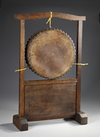 JAPANESE DRUM WITH STAND, EARLY 20TH CENTURY)