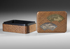 A JAPANESE BAMBOO-WEAVE BOX,  19TH CENTURY