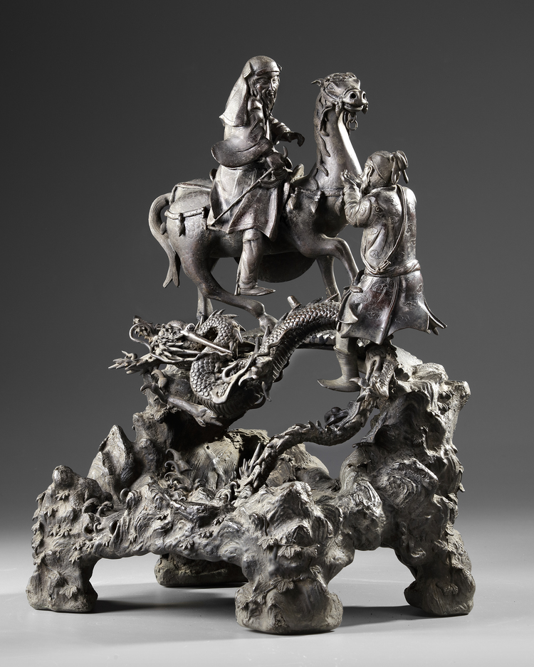 JAPANESE BRONZE OKIMONO – MEIJI PERIOD (1868–1912)