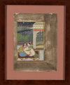 A MUGHAL EROTIC MINIATURE, INDIA