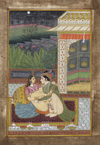 A MUGHAL EROTIC MINIATURE, INDIA