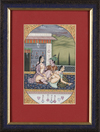 THREE MUGHAL EROTIC MINATURES, INDIA. 20TH CENTURY