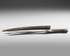 A PERSIAN GILT AND ENGRAVED STEEL DAGGER, EALRY ZAND DYANSTY 18TH CENTURY