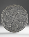 A PERSIAN TINNED COPPER TRAY, 20TH CENTURY