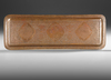 A PERSIAN ENGRAVED RED COPPER TRAY, 20TH CENTURY