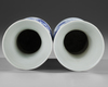 A PAIR OF CHINESE BLUE AND WHITE VASES, QING DYNASTY, 19TH CENTURY